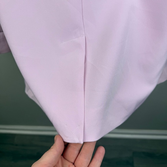 Express Womens Pink Double Breasted Peak Lapel Blazer Size L NEW *READ MSRP $138 - Picture 13 of 16